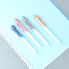 4Pcs/Set Black Ink ST Nib Gradient Press Gel Pen 0.5mm Retractable Good-looking Student Exam Stationery Office Writing