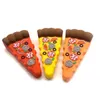 Derniers tuyaux en silicone colorés Pizzas Forme Verre Nineholes Singlehole Filtre Bol Portable Herbe Sèche Tabac Porte-Cigarette Narguilé Pipe À Eau Bong Fumer Tube