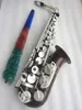 Alto Sax Mark VI Professional Master Series Senior Antique Copper Silver Key E platt ny saxofon med fall