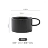 Mokken Ceramic Cup Macaron Coffee Frosted Simple Style Cafe Solid Color Office Afternoon Tea Home Fashion Mok