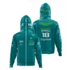 Heren Hoodies Sweatshirts 2023 Nieuwe F1 Racing Outdoor Extreme Sports Oversized Zip Up Aston Martin Team 14 Alonso Fan Hoodies Straatjas