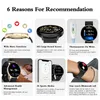 Nowy HD 360*360 Screen Smart Watch Women Men Smartwatch IP67 Waterproof Monitor Monitor dla Androida iOS Samsung