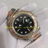 Relógios masculinos de ouro rosa de 3 estilos 40 mm 116621 mostrador preto chocolate marrom moldura de cerâmica 116622 pulseira de aço Everose 904L Gmf Cal.3135 movimento relógio automático