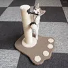 Brinquedos de gato arranhando pós -pós -sisal de brinquedo interativo para gatinhos pólo de gatos