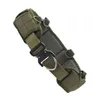 Ceinture de soutien à la taille pour hommes avec anneau en D Ceinture multi-fonctions pour l'extérieur Camouflage Réglable Sangle d'exercice de haute résistance Urgence