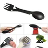 Lepels roestvrij staal mti gereedschap fles kan opener lepel bestek mtitool gebruiksvoorstel servies tafelwerk camp picknick flatware draagbare spork w dhh8z