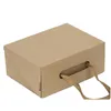 Present Wrap Kraft Paper Case Cartoon Baby Fold Cardboard Portable Square Clothes Shoes Carton Eco Friendly Packing 7SX G2 Drop Del Dhcwy