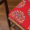 Furniture de mogno de travesseiro chinês Cadeira de jantar de madeira sólida chinesa Cadeira de jantar Taishi Seat Pad Removível e lavável