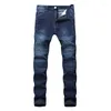 Jeans pour hommes Skinny Strech Casual pour hommes Hommes Coton Design BikerHigh Quality Arrival Brand Pants