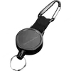 Rostfritt stål rep camping teleskop inbrottstjuv kedje nyckelhållare taktisk nyckelring utomhus nyckelring retractable nyckelkedja modes juvelrykey kedjor