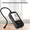 Gas Leak Detector Analyzer Methane Combustible Natural Tester Sensor Sound Double Alarm LCD Alcohol