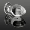 Anal Toys 20mm 50mm Big Butt Plug Dilator For Women Vaginal Expander Glass Dildos Female Masturbator Sex Men 18 Erotic Products 230419