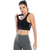 Completo da yoga Reggiseno sportivo imbottito push-up da donna sexy Abbigliamento attivo Intimo femminile traspirante Taglie forti