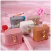 Jewelry Boxes Ring Box Small Travel Organizer Mini Case Portable Rings Storage Gift Packaging For Girls Women Drop Delivery Display Dhvlj