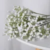 Fleurs décoratives Artificielle Gypsophile Fleur Blanc Rose Bleu Bébé Souffle En Plastique Bouquet De Plantes Pour La Maison DIY Décoration De Fête De Mariage