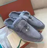 Warmth Comfort Shoes Light water-repellent Summer Charms Walk Stain-resistant Suede Leather Slipper Walking