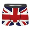 Underpants Union Jack Flag Of The UK Underwear Male Sexy Printed Customized British Proud Boxer Briefs Shorts Panties Breathbale