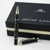 Jinhao 500 Rollerball Pen Medium Point Black Ink 0,7 mm Golden Clip Metal Writing Pennor med presentkontorskolan