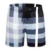 plaid brand pure beach pants burberies stripes European and American burbreries trend classic loose casual fashion Mens shorts cotton antiwrinkle quick dryi