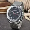 Montres haut de gamme pour hommes, super automatique, mode de luxe, bande en maille d'acier inoxydable, mouvement à quartz, horloge glacée, Hip Hop, broches fléchées, cadeaux