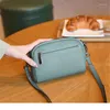 Evening Bags First Layer Cowhide Shoulder For Cell Phone Women Genuine Leather Crossbody Bag Small Double Zipper Ladies Handbags