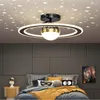 Lampadari moderni lampade lampadari a LED per bambini Studio ragazzo Studio a soffitto Luci a sospensione Nursery Camera proiezione stellata proiezione da interno