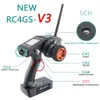 다이 캐스트 모델 RadioLink RC4GS V3 24G 4CH 5CH 7CH 400M 거리 원격 컨트롤러 송신기 R6FG Gyro RC 자동차 보트를위한 수신기 V4V5 231118