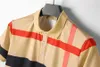 Men's T shirt Shorts Set Designer Top polo Shirt Casual Stripe Knight Embroidery Badge Summer Short Sleeve Men Tees Short suit Women's Clothing Size M-3XL