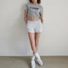 Women's Shorts Cotton Women Casual Loose Mid Waist Sports Running Biker Sexy Streetwear Sweatshorts