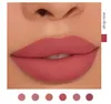 Lip Beauty Strobe 6pcs Matte vloeibare Lip Gloss Make-up set, matte vloeistof langdurige slijtage anti-aanbak Cup niet vervagen waterdichte lippenstift