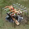 Outils Barbecue à légumes Kebab Accessoires d'extérieur en acier inoxydable Bâton de mouton