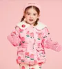 Set di abbigliamento Bebe 2023 Ragazze invernali Piumino d'anatra Cappotto caldo Outwear Coreano Bambino Velluto Volant Maglione camicia e pantaloni Set Maglioni in pile Pantaloni 231118