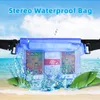 Wasserdichte Handytasche Gürteltasche 3 Schichten PVC Unterwassertrocknung Schulterabdeckung Schwimmen Tauchtasche für iPhone Xiaomi Handyhülle