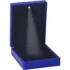 Подарочная упаковка светодиодные ювелирные изделия для ожерелья для подвесной подвесной витрины витрины коробки с легкими хранениями оптом
