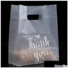 Gift Wrap Thank You Food Plastic Thicken 3 Sizes Baking Bread Cake Candy Packing Bag Birthday Christmas Gifts Fashion 37 38Gy L2 Dro Dh1Au