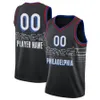 9 Mac McClung Joel Embiid Custom Kids Heren Basketbalshirts Marineblauw Wit James Harden Tyrese Maxey Rood SixER Jersey Shake Milton PJ Tucker Tobias Harris City Shirt