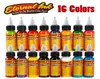 16 kleuren 30 ml fles tattoo-inkt zwarte permanente body art verf micropigment bruine wenkbrauw eyeliner lip tattoo art beauty3078730