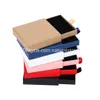 Jewelry Boxes Ring Box Kraft Earrings Pendant Gift High Quality Organizer Display Paper Packaging Drop Delivery Dh0T5