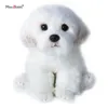 Bambole di peluche Maltese farcito giocattolo per cani Simulazione carina Animali domestici Fluffy Baby Regali di compleanno Natale Bambini Malzis Cucciolo Drop 231118