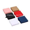 Jewelry Boxes Ring Box Kraft Earrings Pendant Gift High Quality Organizer Display Paper Packaging Drop Delivery Dh0T5