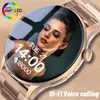 Mode montres intelligentes femmes affichage permanent cadran personnalisé indice de stress appel vocal montre de sport hommes IP68 étanche Smartwatch