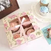 Geschenkomschakeling 5pcsvintage Rose Open Sunroof Mafen Box 4 kopjes cake maan eier dooier knapperig pakket 6 inch kaas snoep