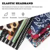 2pc pannband kvinnor hårband sport pannband hårband bohemiska huvudband damer turban hårbandage brett headwrap hår tillbehör huvudbonad y23