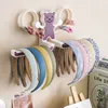 Storage Holders Racks Ins cartoon bear punch without storage rack hair clip holder wall mounted girl's hair clip storage rack head with bucket organizer