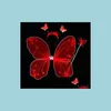 Inne imprezy imprezowe zapasy Angel Butterfly Wings ThreePiece Hair Hoop Magic Wand Halloween Dzieci wykonujące Pography Rekwizyty prezent Dhzrb