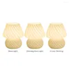 Lampes de table Creative LED lampe de bureau pour chambre chevet forme de champignon USB lumière chargée décoration enfants cadeau protection des yeux nuit