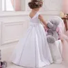 Abiti da ragazza Fiore per matrimonio Junior damigella d'onore Vintage Kids Evening Birthday Party Princess Gown