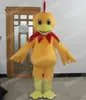 Costume de mascotte de poulet d'Halloween, personnage de dessin animé, unisexe, taille adulte, fête de noël, tenue de publicité extérieure