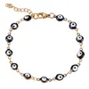 Fashion Stainless Steel Bracelet 7 Colors Evil Eye Enamel Bead Jewelry Men And Women Gifts Fashion JewelryBracelets