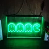 Game Ghost Led Neon Sign Home Decor nyår Vägg bröllop sovrum 3d nattljus